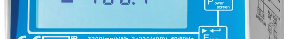 Contatore d'energia AMD FINDER 7E.85 3LN indiretto 1A Modbus S0 MID 