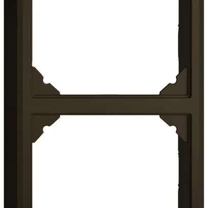 Capot AP EDIZIO.liv SNAPFIX® pour 2 appareils GX.54.A brun 