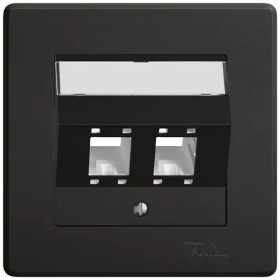 Kit de montage ENC EDIZIO.liv SNAPFIX® pour freenet cat.5e/6 adaptateur 2× no 
