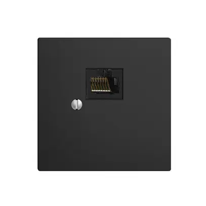 Boîte 1×RJ45/u 8P EDIZIOdue noir R&M swissline 