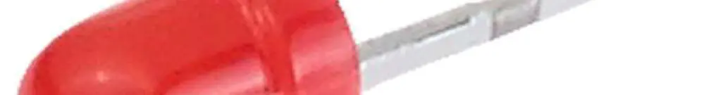 LED single EAO T1 Bi-Pin 3.2VDC, 20mA, verde 