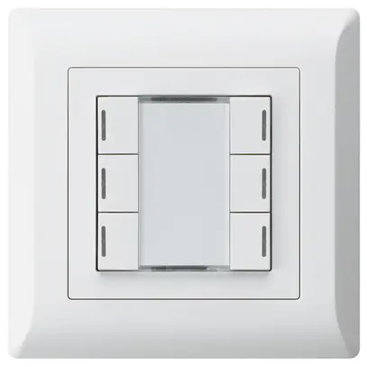 Tasto INC kallysto.line KNX 6×bianco LED RGB s/e-link 