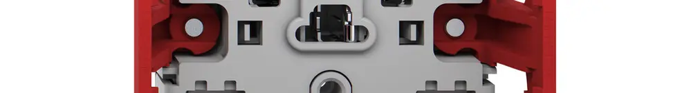 Prise Feller SNAPFIX® 1×T23 avec LED 
