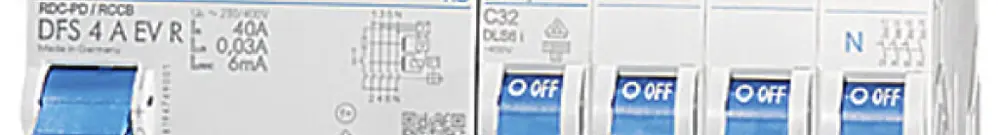 Set disgiuntore differenziale Doepke DFS 4 A EV EV-FI-LS SET, 32A allimenta.giu 
