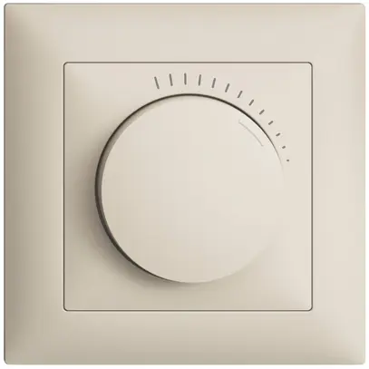 Regolatore di velocità INC EDUE 230VAC, 1 fase, 20…400VA, 88×88mm, crema 