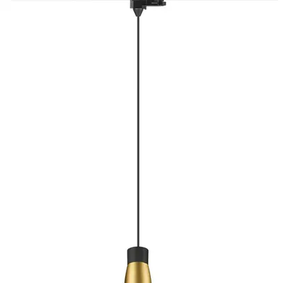 Luminaire suspendu SLV PURI 2.0 Dome AD3PH GU10 1×6W VAR Ø55mm noir/or 
