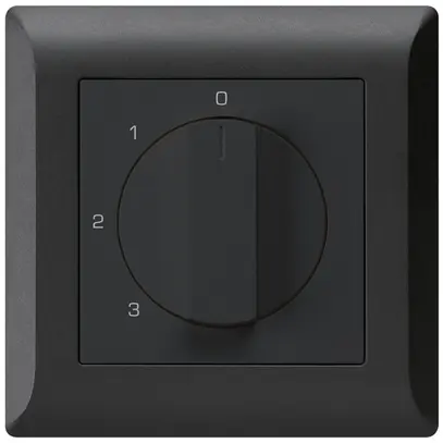 Interruttore rotativo INC kallysto.line 5/1L nero 