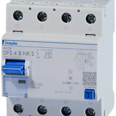 Fehlerstromschutzschalter Doepke 125A 300mA 4L Typ B NK S 
