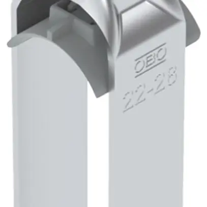 Fixation rapide BET 2056 pied à H matière synthétique 22…28mm 3×câble aluminium 