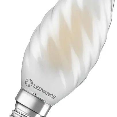 LED-Lampe LEDVANCE CLAS BW E14 3.4W 470lm 2700K DIM Ø35×100mm mattiert 