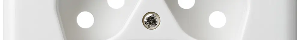 Placca di copertura grd.I 3×tipo 13 bianco basico 