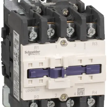 Contattore Schneider Electric LC1-D80004B7 24VAC 