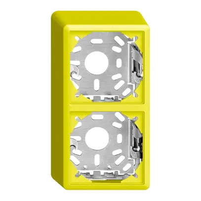 Cappa con piastra di base 54/39mm per combinazioneFX verticale/orizzontale lemon 