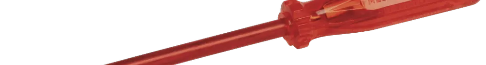 Tournevis isolé 240mm, lame 6.5×1.0×140mm rouge 