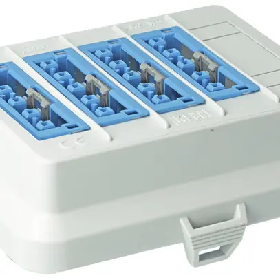 Pièce frontale AGRO AT7752, pour AK2, 4×WINSTA MIDI 5P DALI bleu, 125×100mm 
