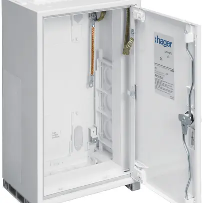Armadio murale Hager univers con porta CP I IP54 800×800×205mm 