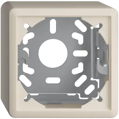 Cappa con piastra di base 54mm EDIZIOdue crema 