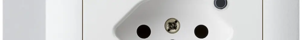 Presa AP Hager kallysto 1×T13 illuminato Q bianco ultra 