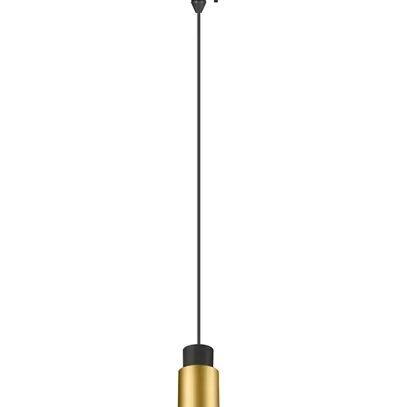 Luminaire suspendu SLV PURI 2.0 Tube AD1PH GU10 1×6W VAR Ø55mm noir/or 
