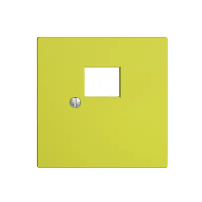 Placca frontale 1×RJ45 EDIZIOdue lemon R&M swissline 