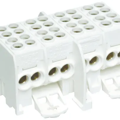 Morsetto principale Hager 4L 4×25mm², isolata 