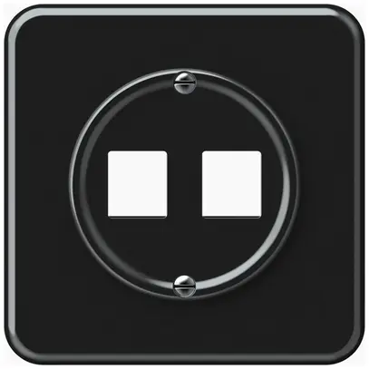 Kit di montaggio INC origin diritto 2×HMS 92×92mm nero 