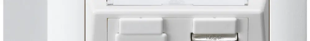 Prise AP kallysto cat.6 1RJ45/s blanc 