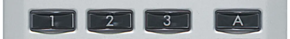 Frontblende Modul Code-Lock alu 