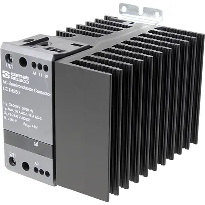 Contacteur semi-conducteur ComatReleco CC1H250, 24…230VUC, max. 50A/24…240VAC 