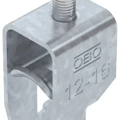 Brida rapida BET 2056 piede a U metallo 12…16mm 1×cavo acciaio Zn-cal-im 