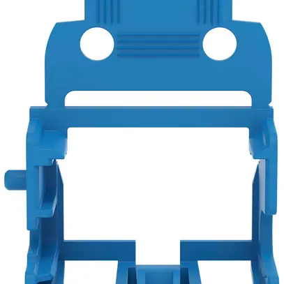 Befestigungsadapter WAGO m.Zugentlastung für 10×4mm² seitlich bl 