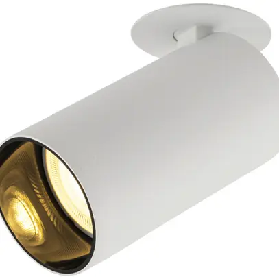 Spot SLV KAMI GU10 1×0…10W Ø55×125mm blanc/noir 