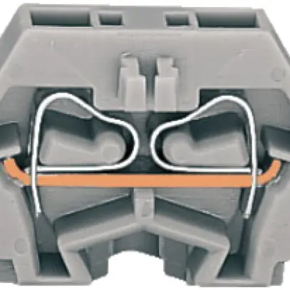 Borne WAGO 2L 1.5mm² gris 