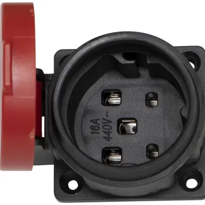 Prise INC type 25 Brennenstuhl couvercle rouge type S0716 IP55 
