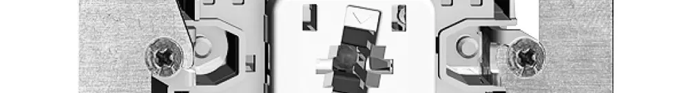 Einsatz Leuchtdruckschalter FH 3/1L LS, LED blau beleuchtet 