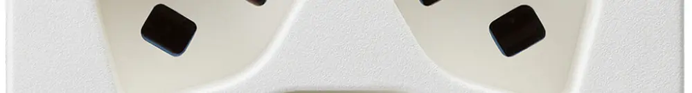 FLF-Steckdose Hager 3×Typ 23 1×S D weiss 