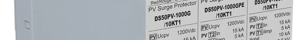 Protezione sovratensione fotovoltaica Flury DS50PV T2 40kA 1200VDC 25ns 2.6kV 