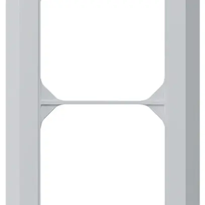 Telaio di copertura INC kallysto.line 4×1 grigio chiaro 92×272mm 