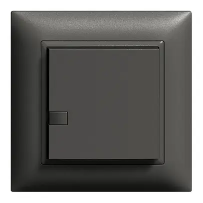 Poussoir ENC ZEP 1c/1t ON-OFF station centrale EDIZIOdue noir 