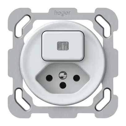 Combinazione INC origin sch 6 + 1×tipo 13 77×77mm luminoso bianco 
