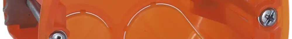 Boîtier ENC BATIBOX 2 mod. universel T=40mm orange 