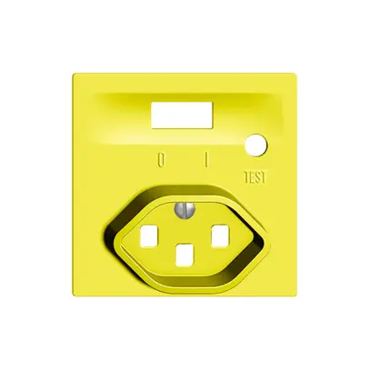 Kit frontal EDIZIOdue pour prise FI lemon 