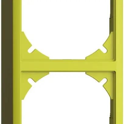 Capot EDIZIOdue 54mm I-I lemon pour combinaison vertical/horizontal 