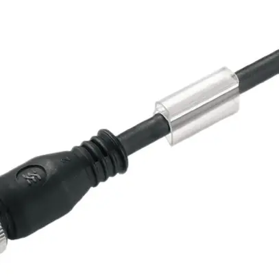 Câble Weidmüller SAIL ouvert/M12 4L 2m fiche droite PUR noir, A 