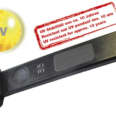 Fascetta UV Plica 4.5×280mm nero 