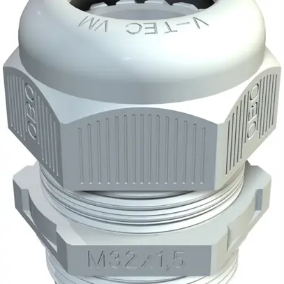 Pressacavo Bettermann M25 per cavo Ø9…18mm IP68 grigio chiaro 