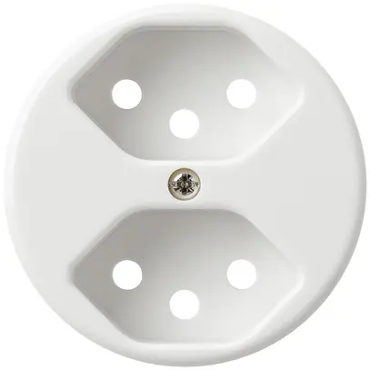 Disco frontale 2×tipo 13 bianco basico con protezione bambini 