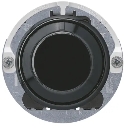 Varialuce rotativo universale Hager basico 20…400W/VA nero 