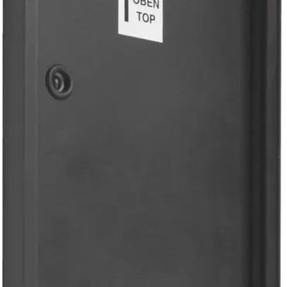 Boîtier AP pour interphone Hager elcom.one 308×184×28.5mm aluminium noir 