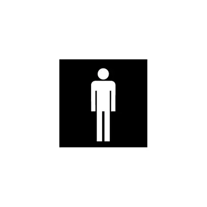 Foglia neg.simb. (WC Signori) EDIZIOdue nero 42×42 per lamp.LED 